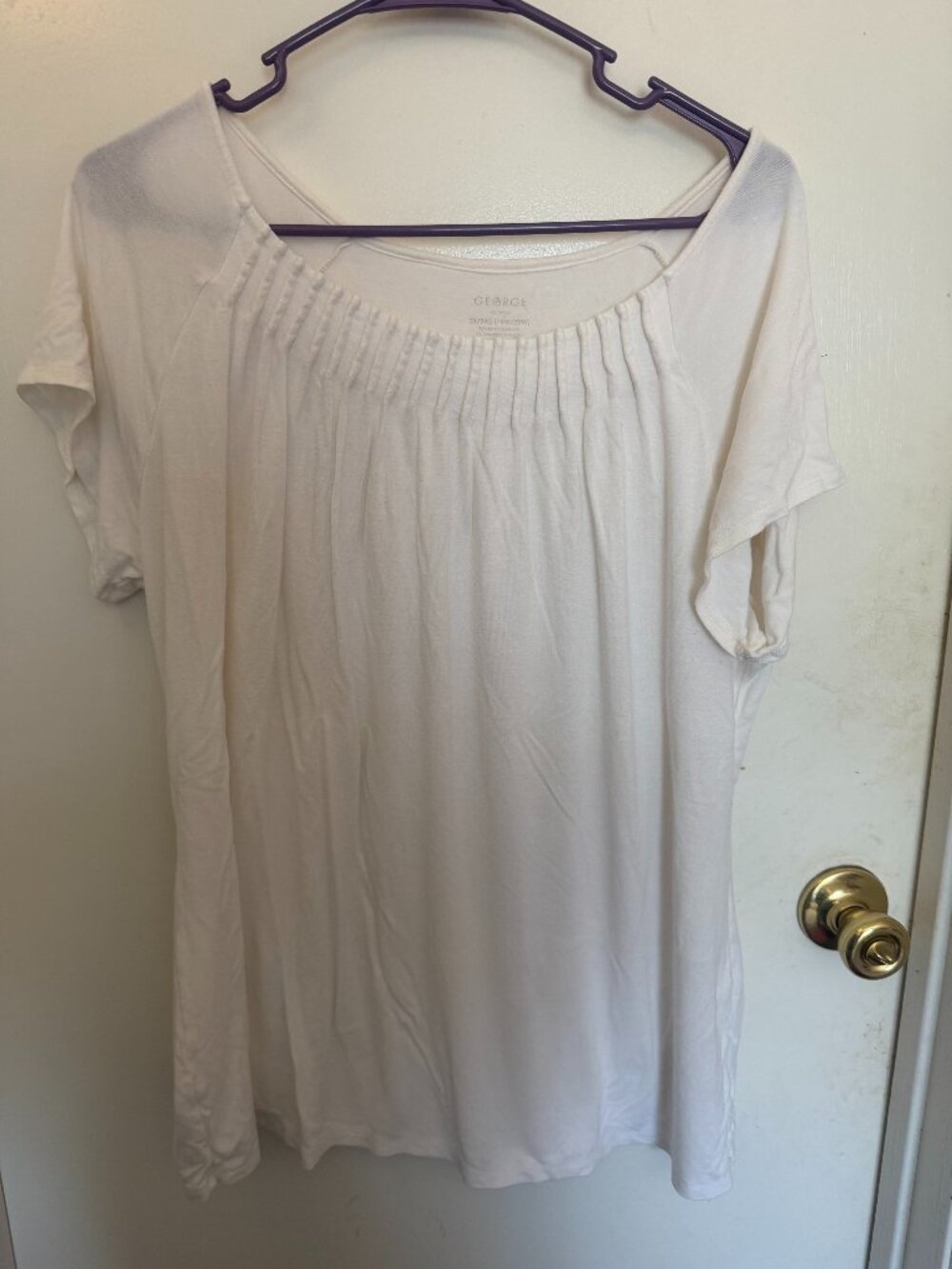 George Off-White Top W 2X